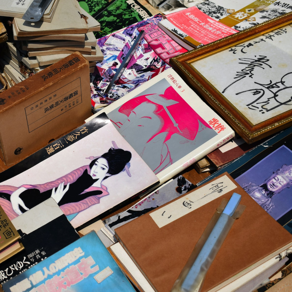 livres illustrants la littérature japonaise